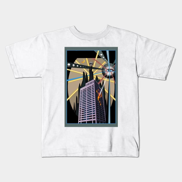 22 Stories Kids T-Shirt by dennye